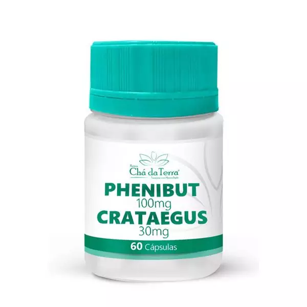 Phenibut 100mg + Crataegus 30mg 60 Cápsulas