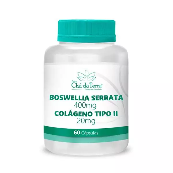 Boswellia + Colágeno Tipo II 60 Cápsulas