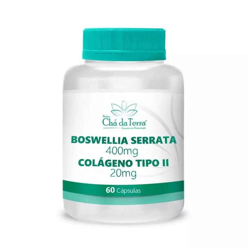Boswellia + Colágeno Tipo II 60 Cápsulas