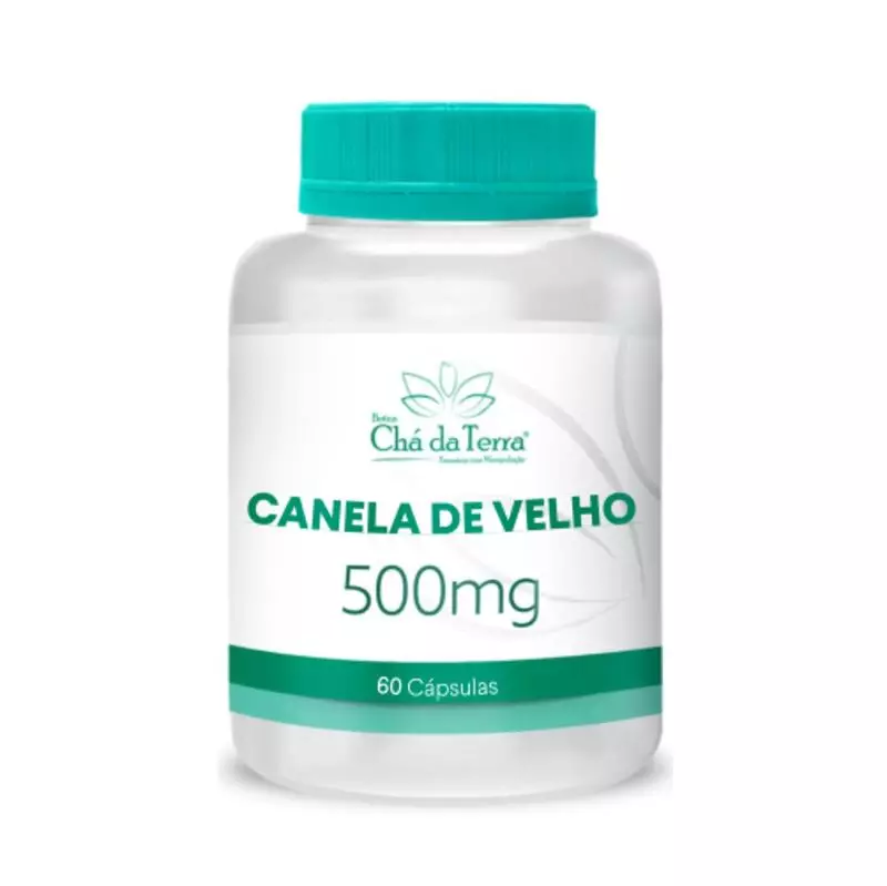 Canela de Velho 500mg  60 Cápsulas