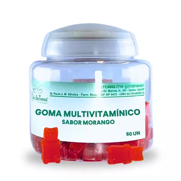 Goma Multivitamínico 60 Gomas
