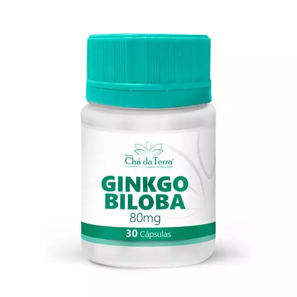 Ginkgo biloba 80mg 30 Cápsulas