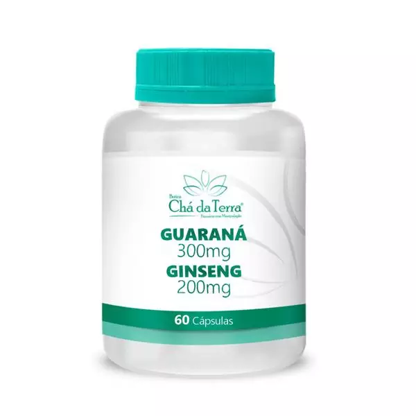 Guaraná + Ginseng 60 Cápsulas