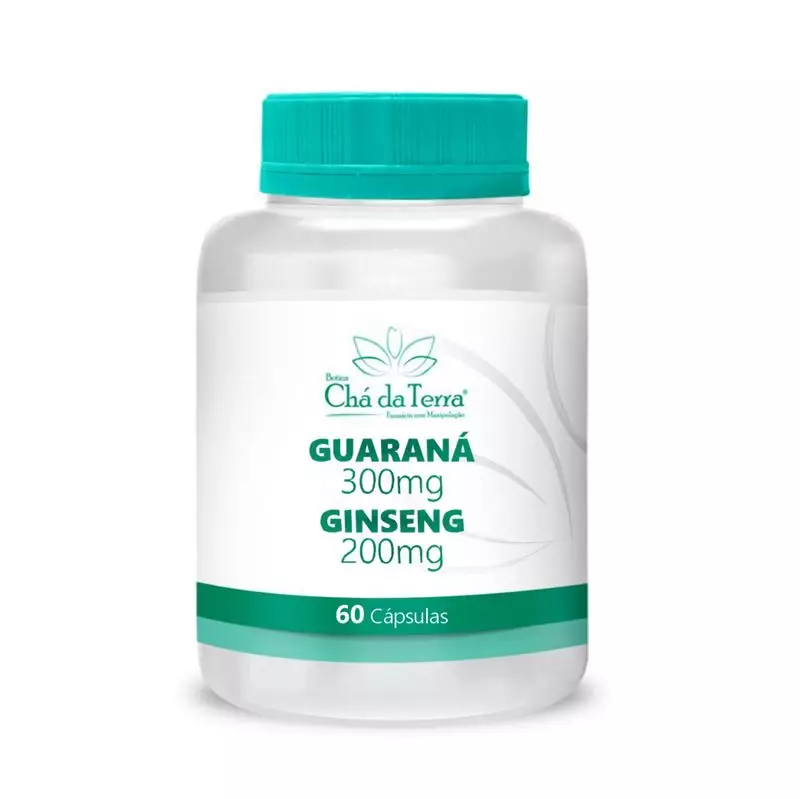 Guaraná + Ginseng 60 Cápsulas