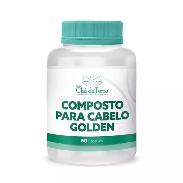 Composto para Cabelo Golden 60 Cápsulas
