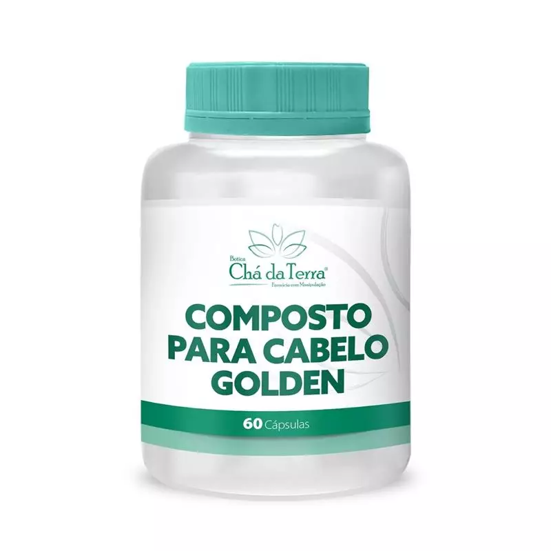 Composto para Cabelo Golden 60 Cápsulas