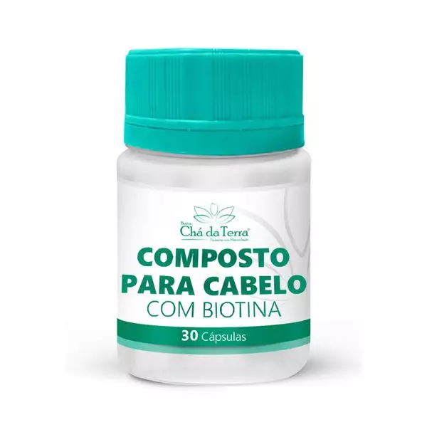 Composto para Cabelo com Biotina 30 Cápsulas Composto para Cabelo com Biotina 30 Cápsulas