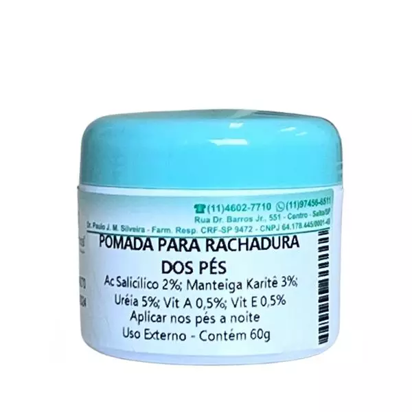 Pomada para Rachadura dos Pés 60g