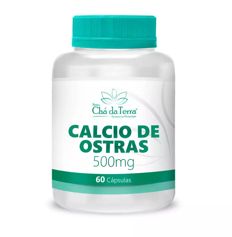 Calcio de Ostras 500mg 60 Cápsulas