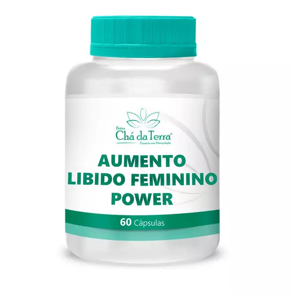 Aumento Libido Feminino Power 60 Cápsulas
