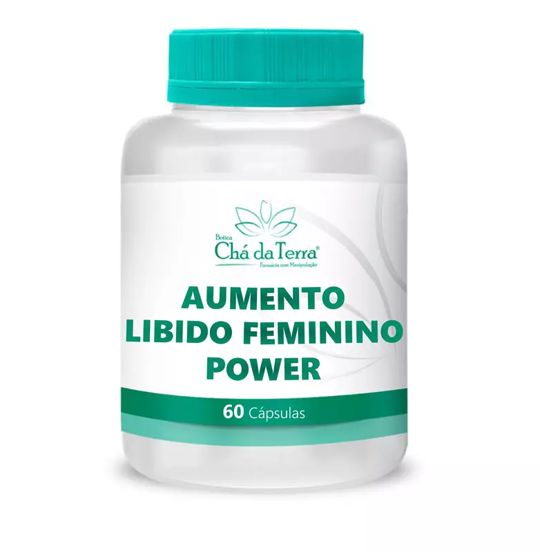 Aumento Libido Feminino Power 60 Cápsulas