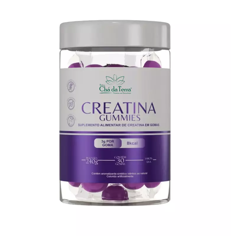 Goma de Creatina Uva 30 Unidades