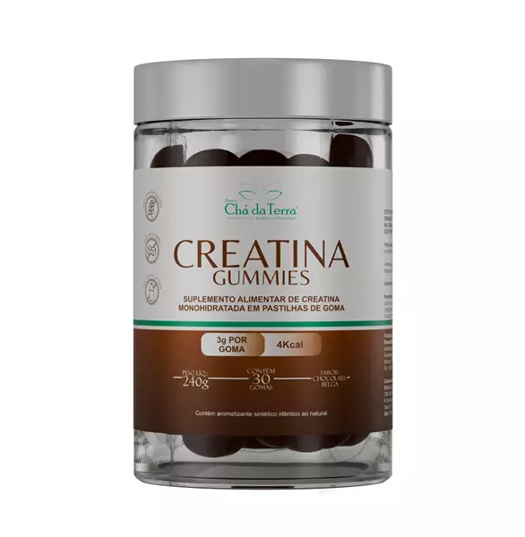 Goma de Creatina Chocolate 30 Unidades