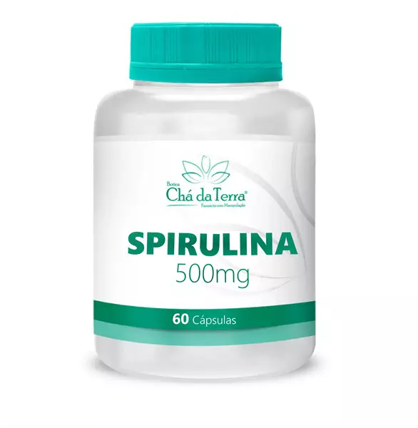 Spirulina 500mg 60 Cápsulas