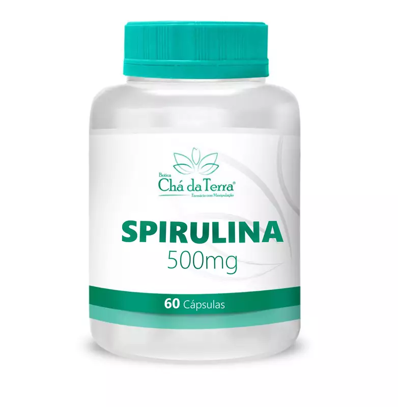 Spirulina 500mg 60 Cápsulas