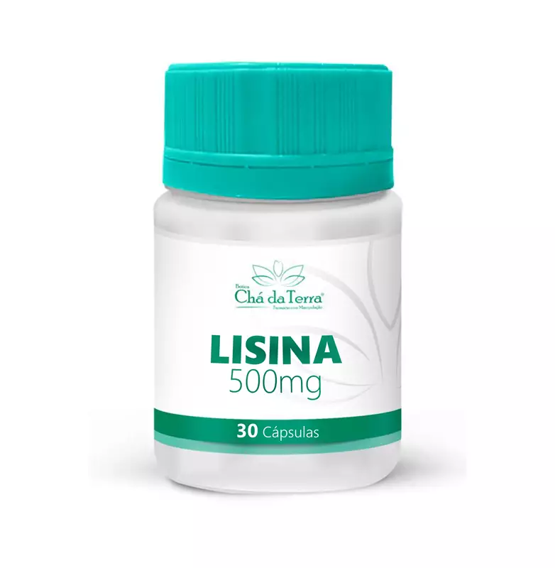 Lisina 500mg 30 Cápsulas