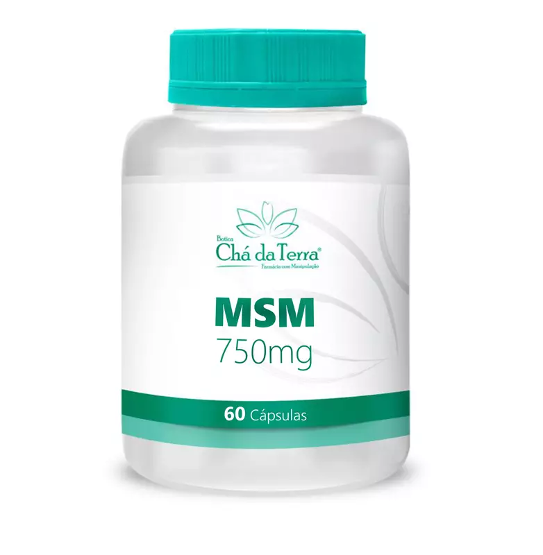 MSM 750mg 60 Cápsulas