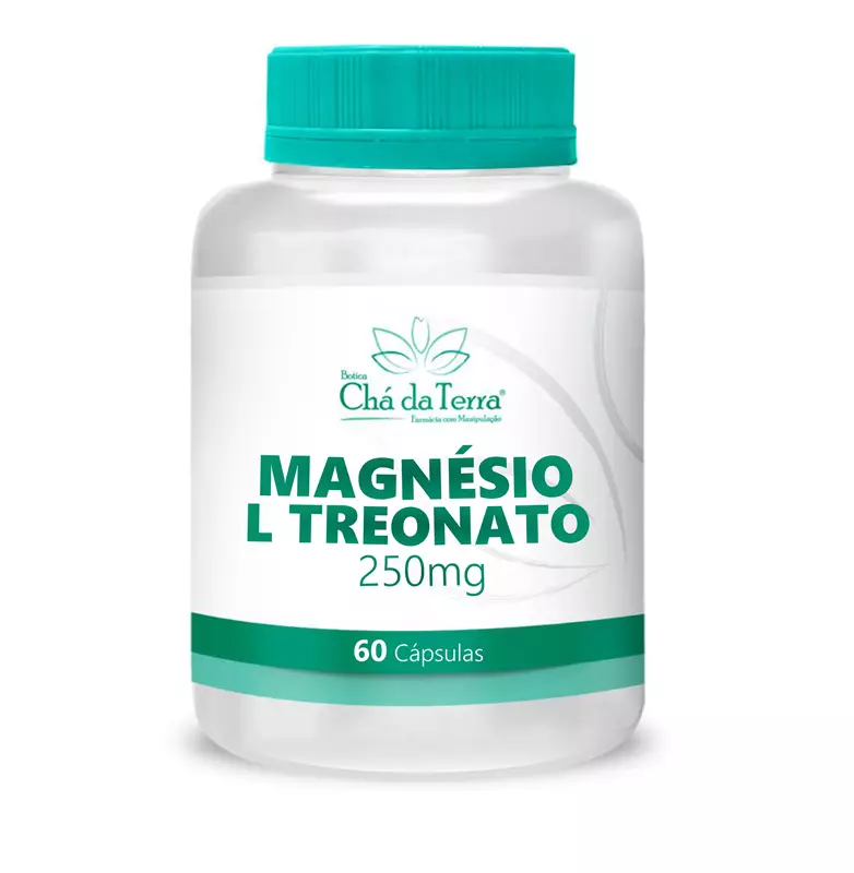 Magnésio L Treonato 250mg  60 Cápsulas