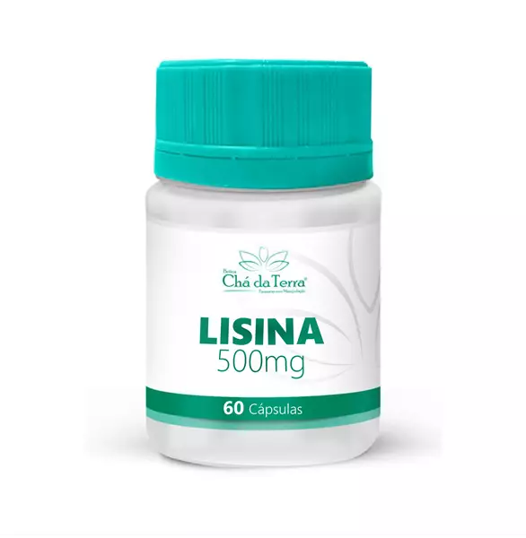 Lisina 500mg 60 Cápsulas