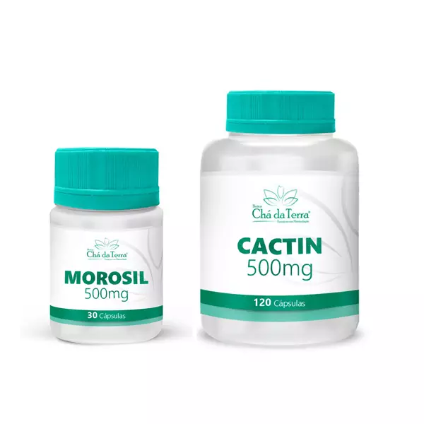 KIT Morosil� 500mg 30 Cápsulas + Cactin 500mg 120 Cápsulas