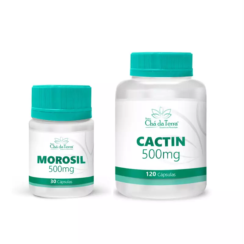 KIT Morosil� 500mg 30 Cápsulas + Cactin 500mg 120 Cápsulas