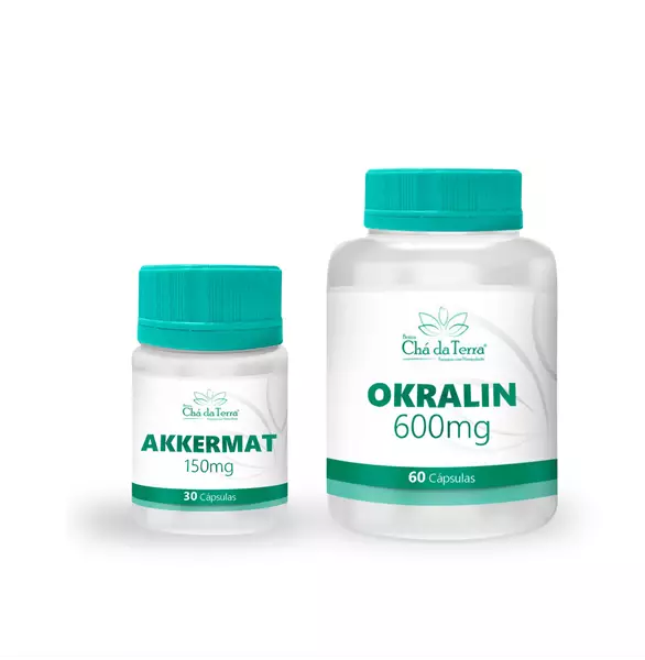 KIT Akkermat 150mg 30 Cápsulas + Okralin 600mg 60 Cápsulas