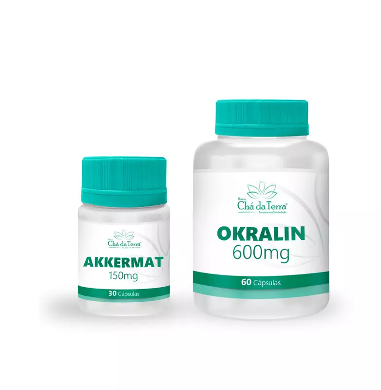 KIT Akkermat 150mg 30 Cápsulas + Okralin 600mg 60 Cápsulas