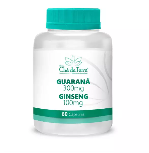 Guaraná + Ginseng 60 Cápsulas