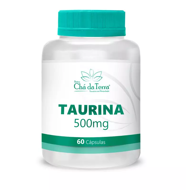 Taurina 500mg 60 Cápsulas