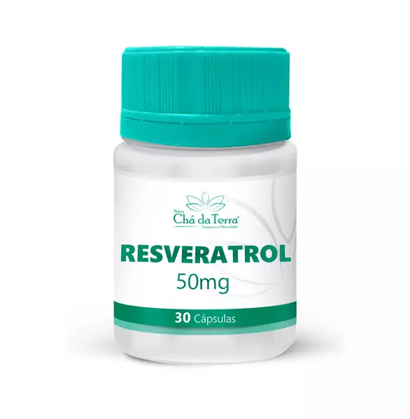 Resveratrol 50mg 30 Cápsulas