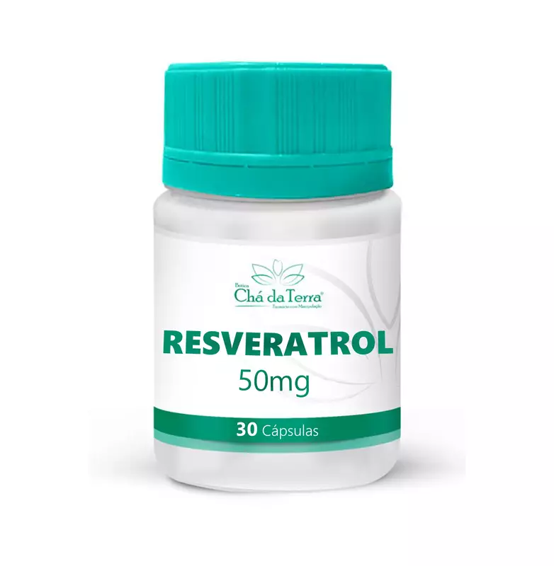 Resveratrol 50mg 30 Cápsulas