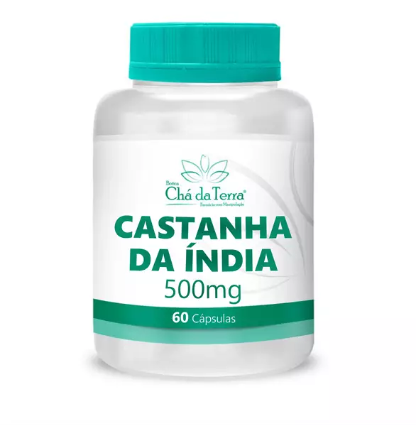 Castanha da Índia 500mg 60 Cápsulas