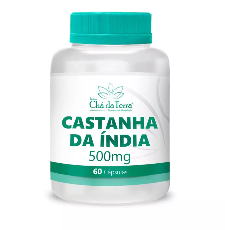 Castanha da Índia 500mg 60 Cápsulas