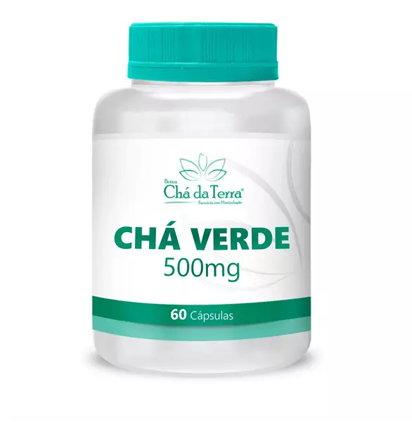Chá Verde 500mg 60 Cápsulas