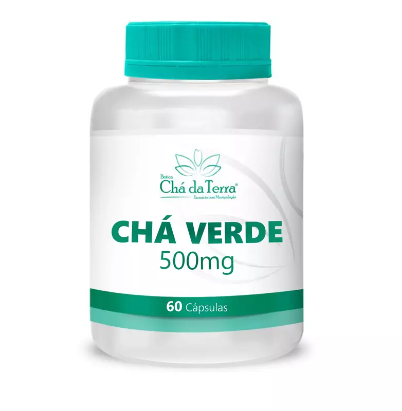 Chá Verde 500mg 60 Cápsulas