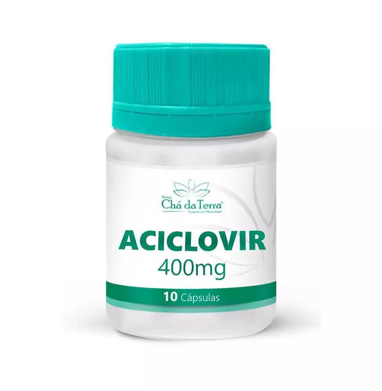 Aciclovir 400mg 10 Cápsulas