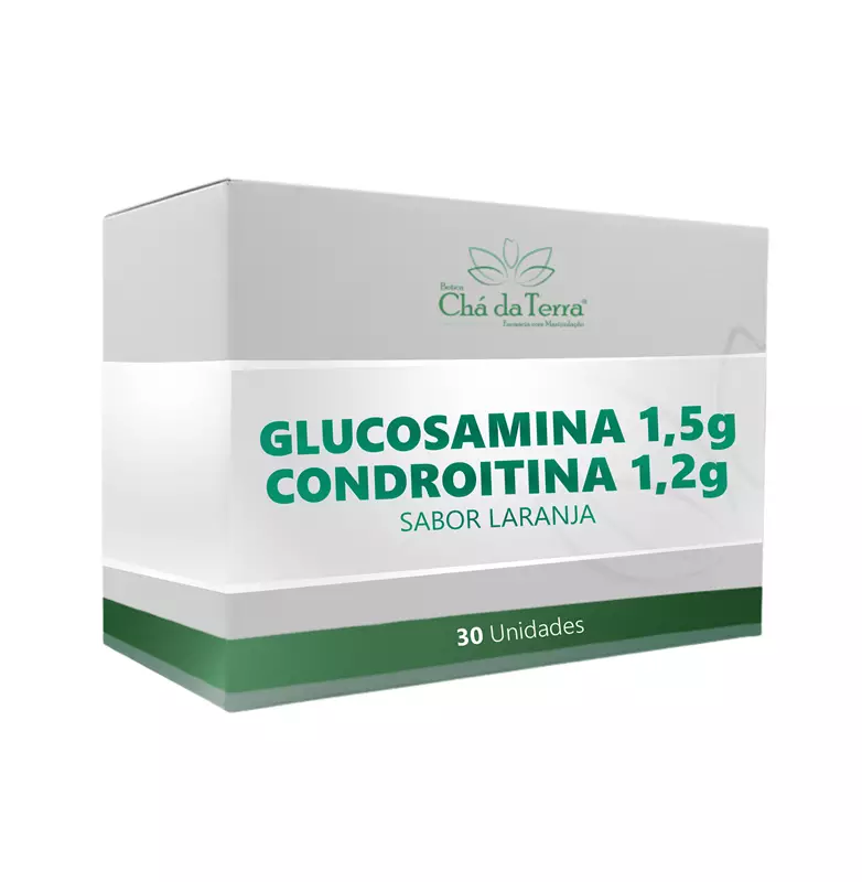 Glucosamina 1,5g + Condroitina 1,2g 30 unidades - Laranja
