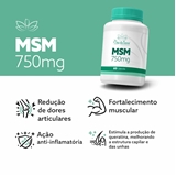 MSM 750mg 60 Cápsulas