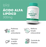 Ácido Alfa Lipóico 300mg 60 Cápsulas