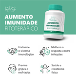 Aumento de Imunidade Fitoterápico 60 Cápsulas