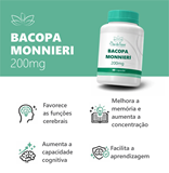 Bacopa Monnieri 200mg 60 Cápsulas