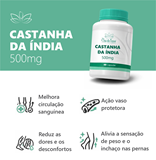 Castanha da Índia 500mg 60 Cápsulas