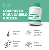 Composto para Cabelo Golden 60 Cápsulas
