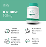 D Ribose 500mg 120 Cápsulas