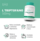 L Triptofano 500mg 60 Cápsulas