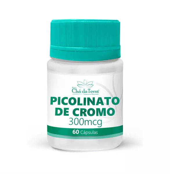 Picolinato de Cromo 300mcg 60 Cápsulas