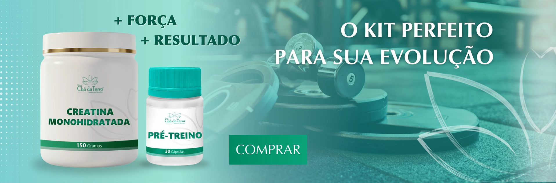 KIT creatina + pré treino